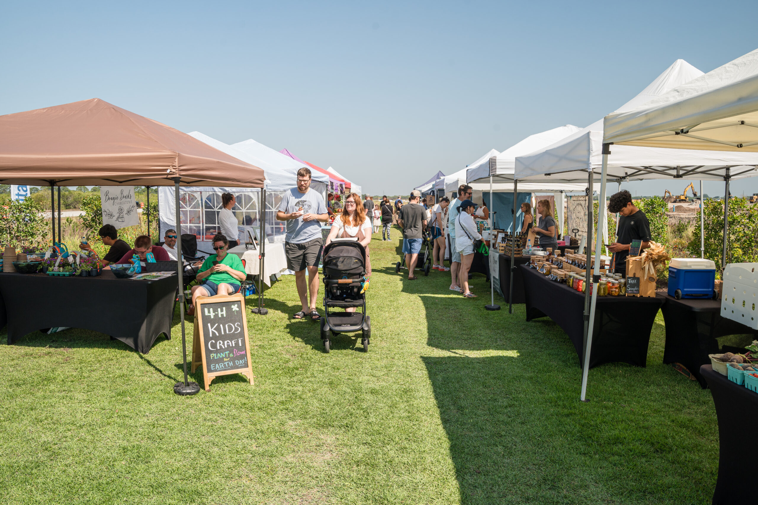 A farmers market at Newfield in Martin County, Florida